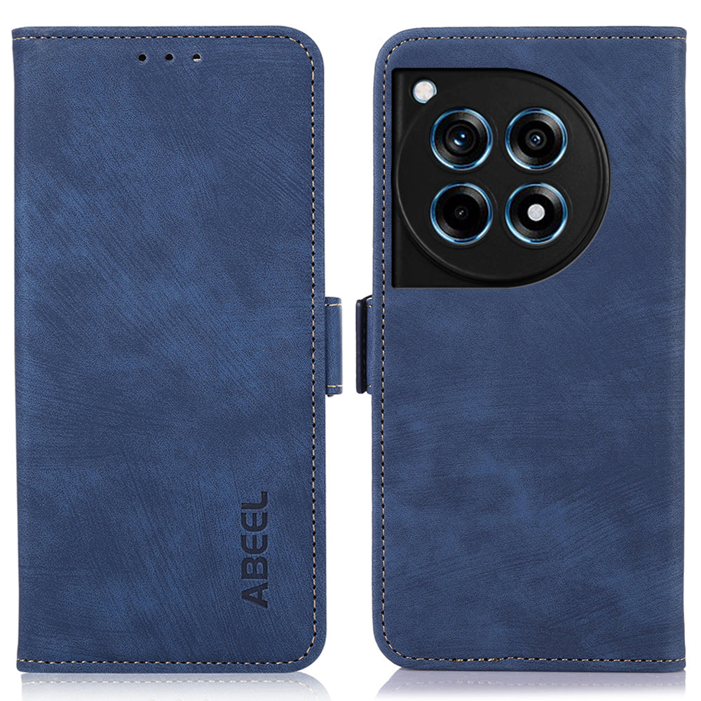 ABEEL For OnePlus 12R 5G / Ace 3 5G Cell Phone Back Cover PU Leather+TPU Wallet Phone Stand ABEEL For OnePlus 12R 5G / Ace 3 5G Cell Phone Back Cover PU Leather+TPU Wallet Phone Stand
